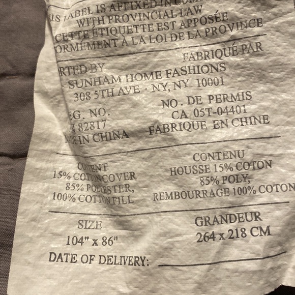 Sunham Home Bedding King Size Heavyweight Quilt Poshmark